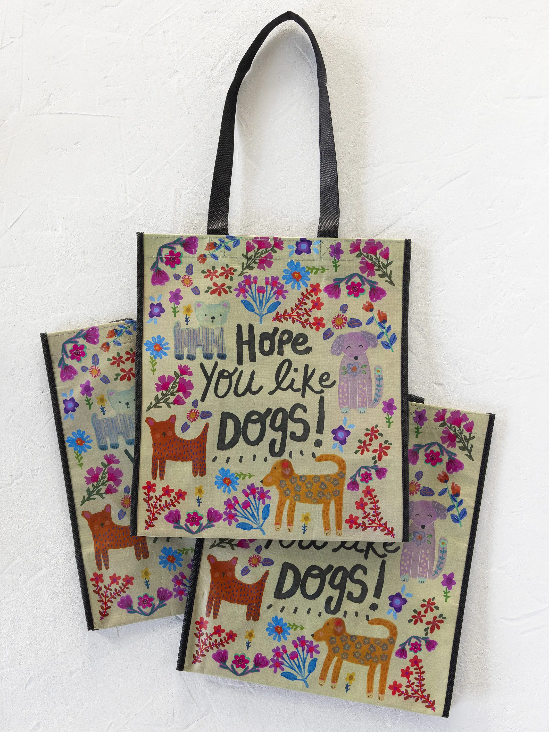XL Happy Bag, Set of 3 - Hope You Like Dogs - Image 2