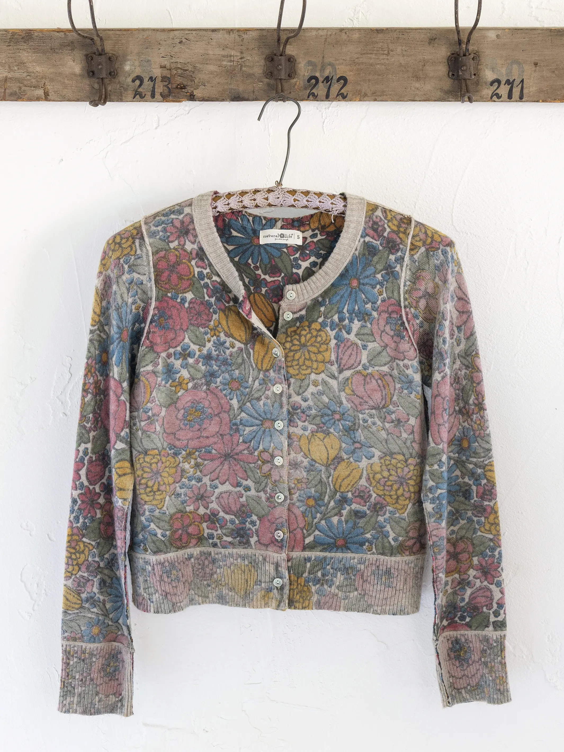 Your Everything Cardigan Sweater - Drawn Garden Multi - Image 3
