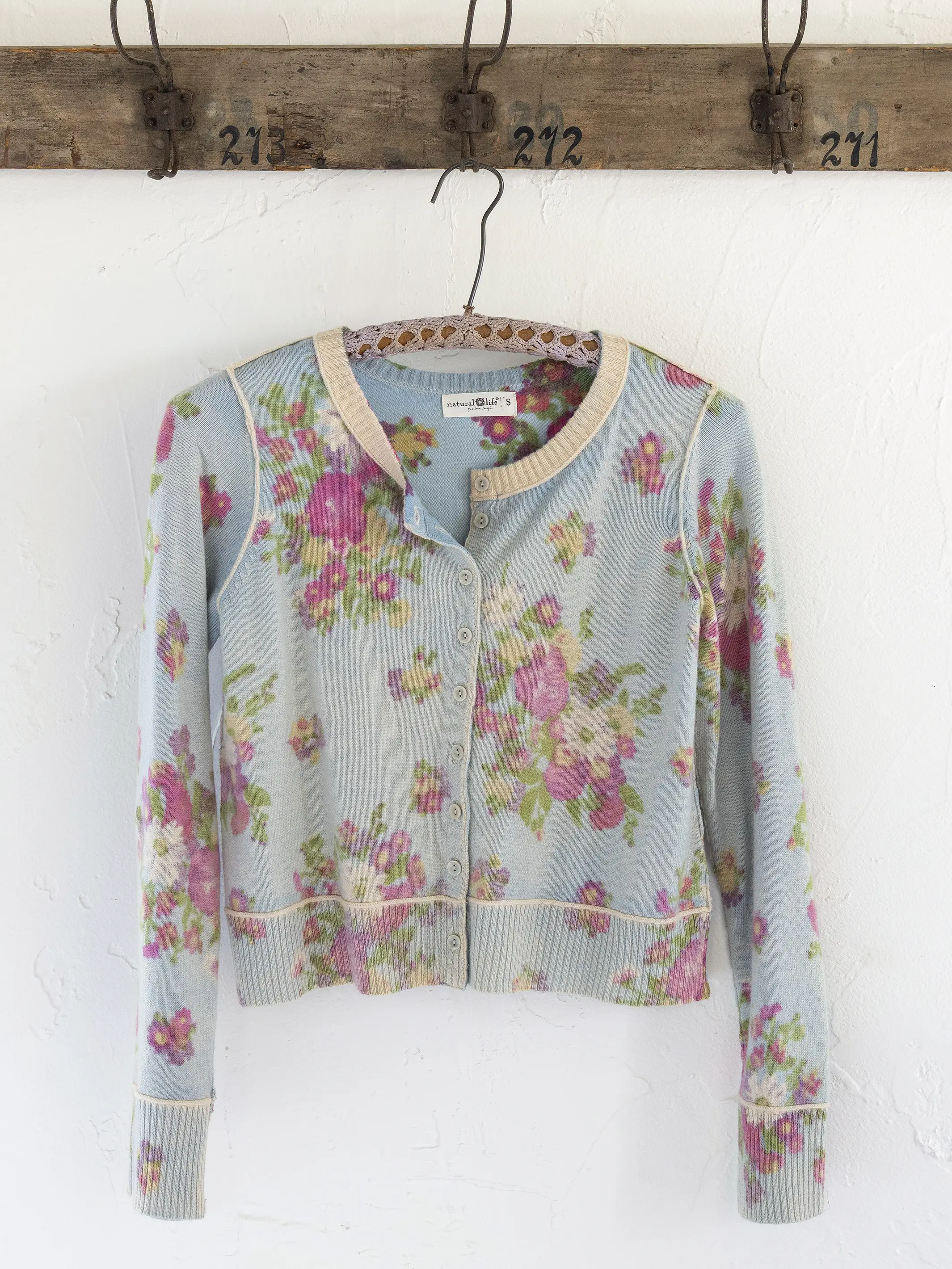 Your Everything Cardigan Sweater - English Garden Cloud Blue - Image 6