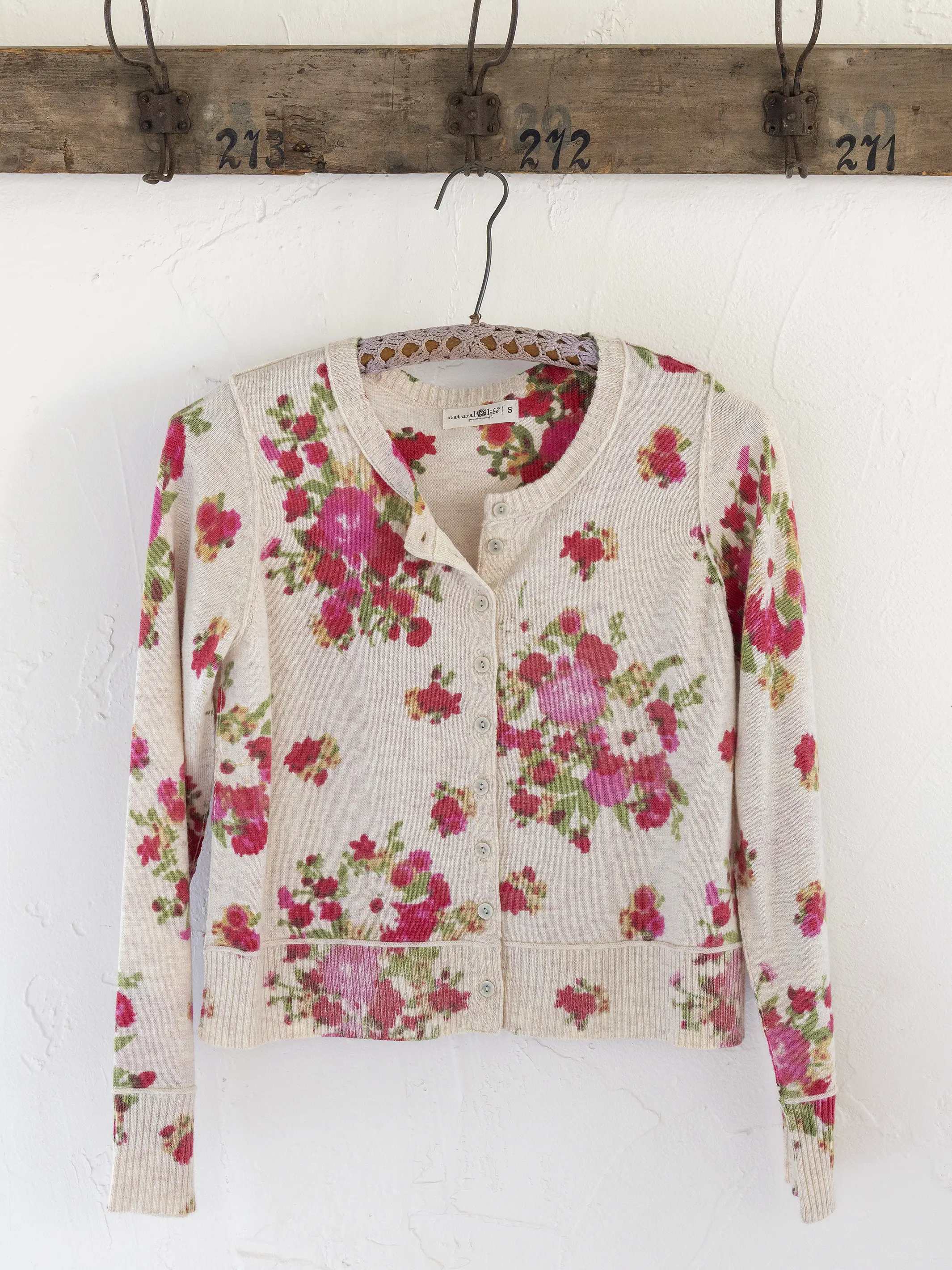 Your Everything Cardigan Sweater - English Garden Vanilla - Image 2
